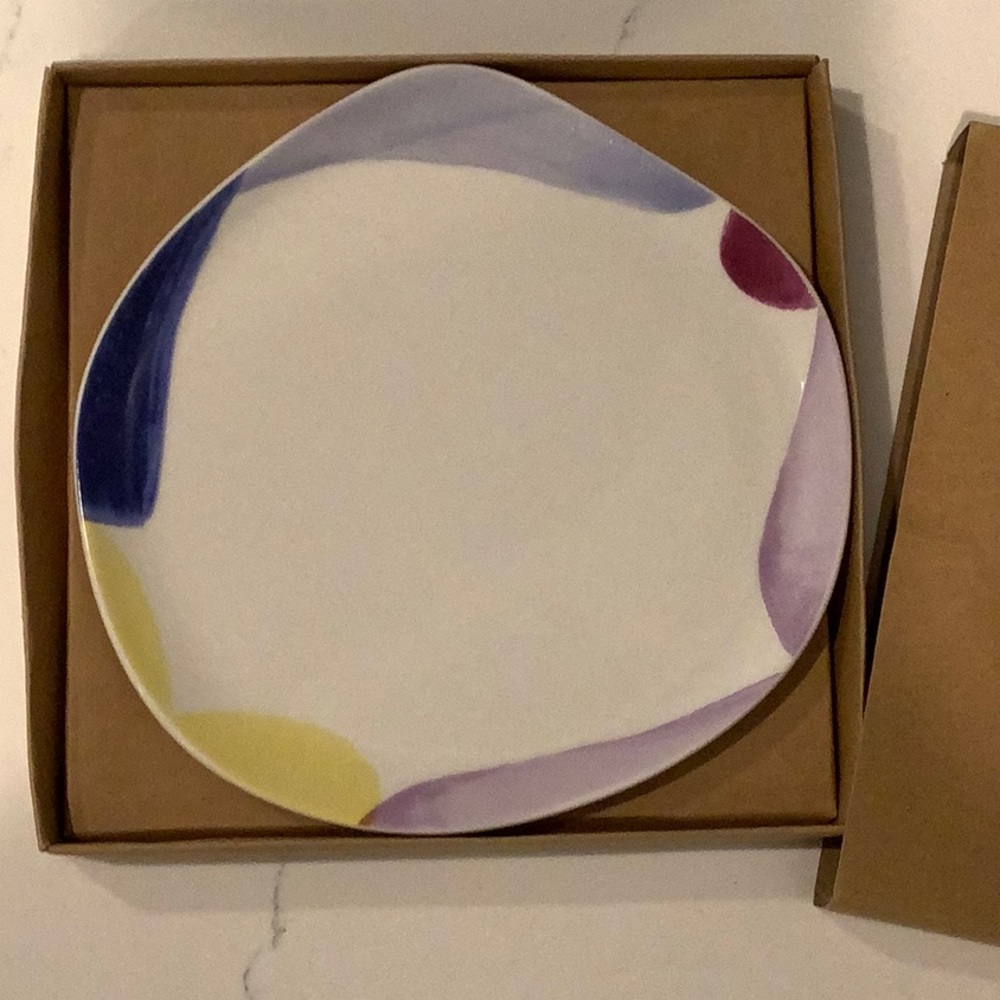 Fringe Studio Abstract Trinket Dish 6.5" NIB